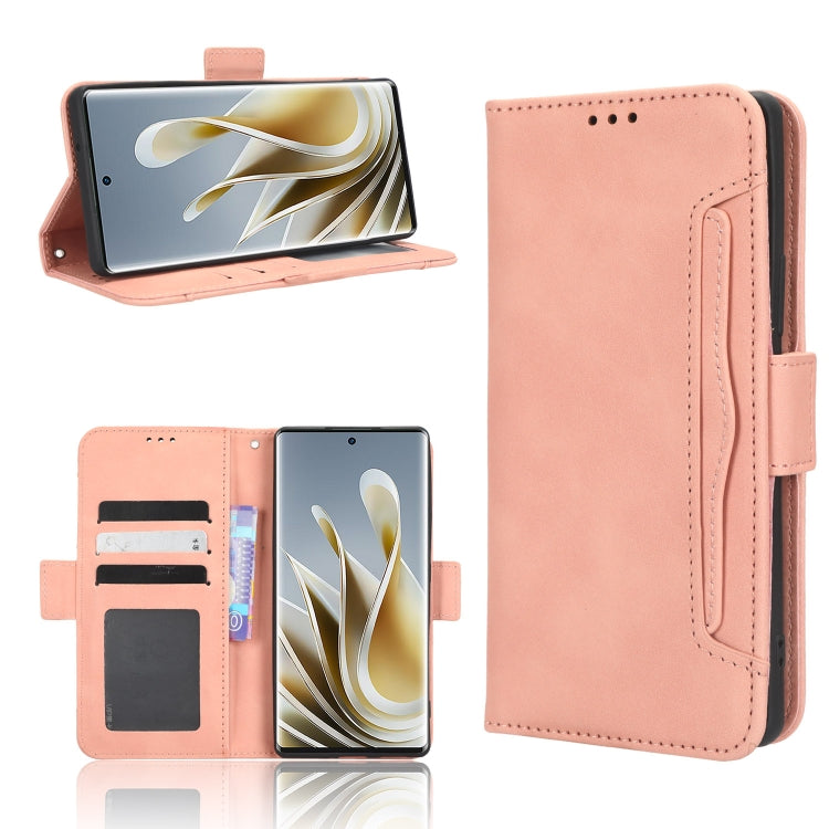 Custodia per telefono in pelle con slot per schede di consistenza al polpaccio, For ZTE nubia Red Magic 8 Pro / 8 Pro+, For ZTE nubia Z50