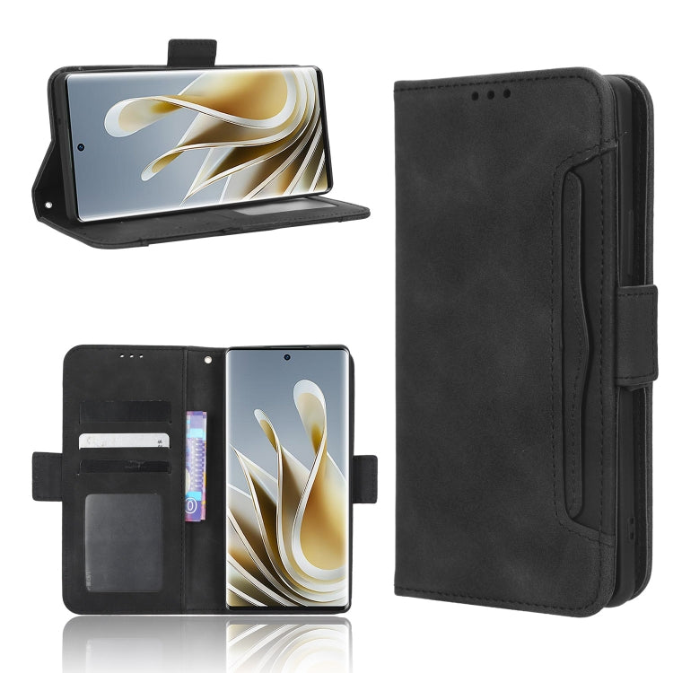Custodia per telefono in pelle con slot per schede di consistenza al polpaccio, For ZTE nubia Red Magic 8 Pro / 8 Pro+, For ZTE nubia Z50