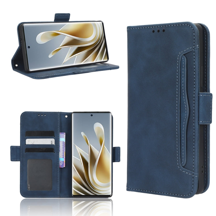 Custodia per telefono in pelle con slot per schede di consistenza al polpaccio, For ZTE nubia Red Magic 8 Pro / 8 Pro+, For ZTE nubia Z50
