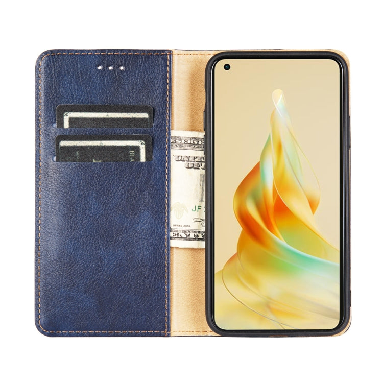 Custodia per telefono in pelle magnetica tinta unita a olio lucido, For Motorola Moto E13 4G, For OPPO A17k, For OPPO Reno8 T 4G, For Xiaomi Poco X5 Pro / Redmi Note 12 Pro Speed