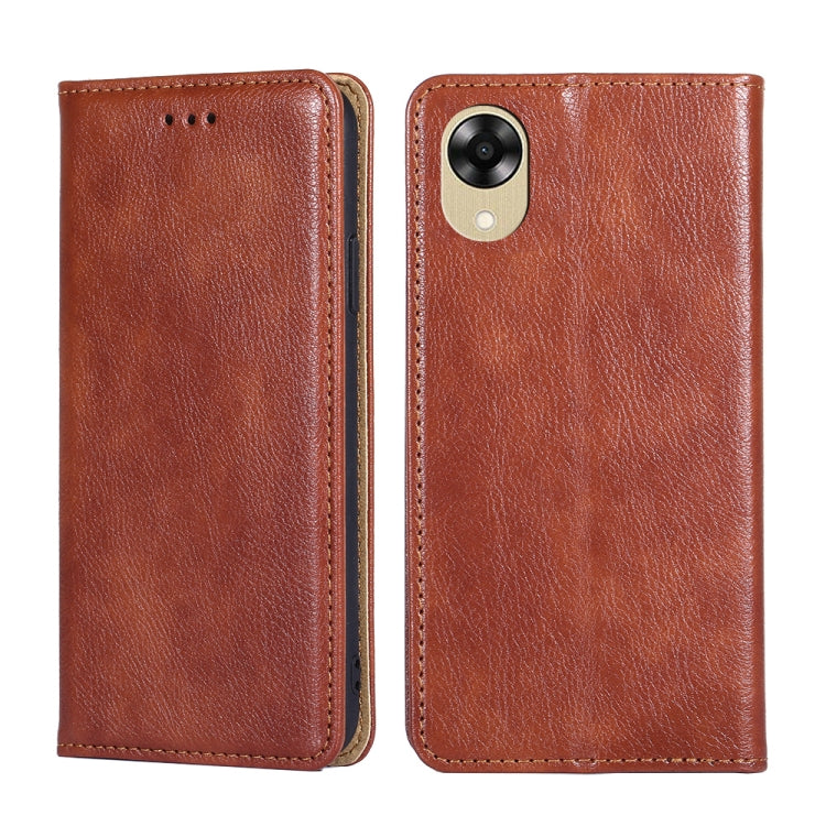 Custodia per telefono in pelle magnetica tinta unita a olio lucido, For Motorola Moto E13 4G, For OPPO A17k, For OPPO Reno8 T 4G, For Xiaomi Poco X5 Pro / Redmi Note 12 Pro Speed