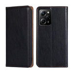 Custodia per telefono in pelle magnetica tinta unita a olio lucido, For Motorola Moto E13 4G, For OPPO A17k, For OPPO Reno8 T 4G, For Xiaomi Poco X5 Pro / Redmi Note 12 Pro Speed