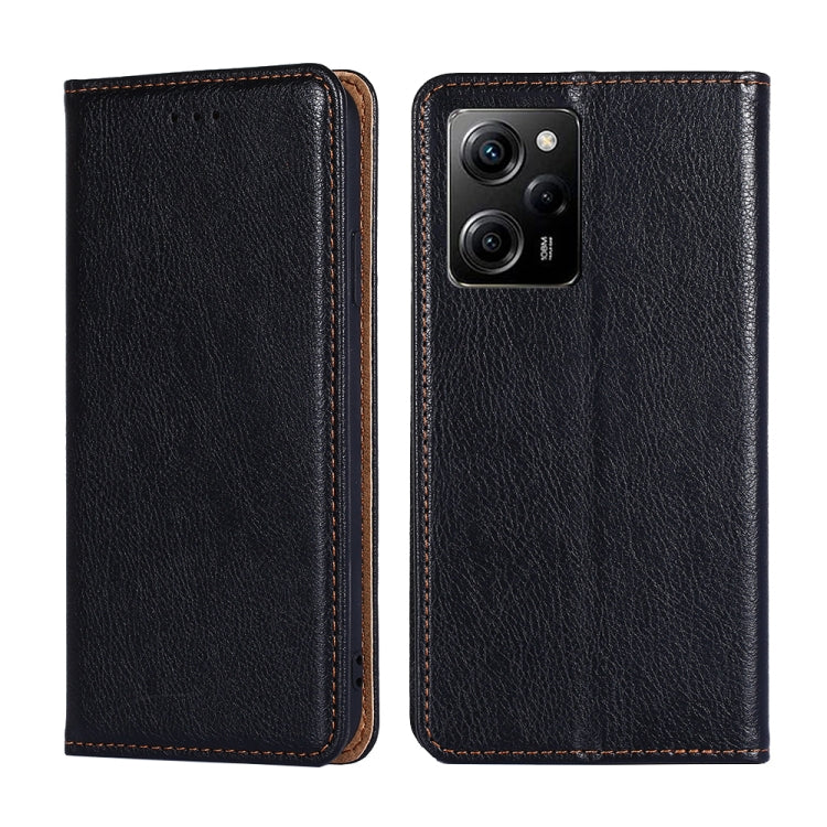 Custodia per telefono in pelle magnetica tinta unita a olio lucido, For Motorola Moto E13 4G, For OPPO A17k, For OPPO Reno8 T 4G, For Xiaomi Poco X5 Pro / Redmi Note 12 Pro Speed