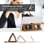 Borsa fodera per custodia magnetica per tablet con supporto a 3 pieghe, For iPad 9.7 / 10.2 / 10.5 / 10.9 / 11 inch