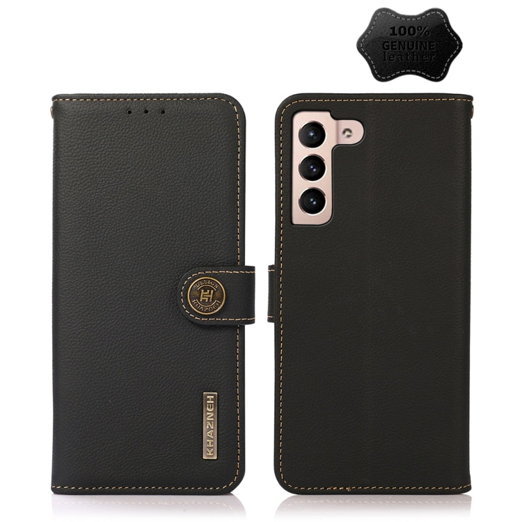 Custodia per telefono RFID KHAZNEH Custer in vera pelle, For Samsung Galaxy A24 4G, For Samsung Galaxy A34 5G