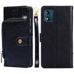 Custodia per cellulare in pelle con cerniera, For Motorola Moto E13 4G, For OPPO A17k, For OPPO Reno8 T 4G, For Xiaomi Poco X5 Pro / Redmi Note 12 Pro Speed, For Honor X9a 5G