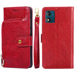 Custodia per cellulare in pelle con cerniera, For Motorola Moto E13 4G, For OPPO A17k, For OPPO Reno8 T 4G, For Xiaomi Poco X5 Pro / Redmi Note 12 Pro Speed, For Honor X9a 5G
