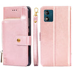 Custodia per cellulare in pelle con cerniera, For Motorola Moto E13 4G, For OPPO A17k, For OPPO Reno8 T 4G, For Xiaomi Poco X5 Pro / Redmi Note 12 Pro Speed, For Honor X9a 5G