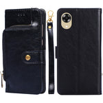 Custodia per cellulare in pelle con cerniera, For Motorola Moto E13 4G, For OPPO A17k, For OPPO Reno8 T 4G, For Xiaomi Poco X5 Pro / Redmi Note 12 Pro Speed, For Honor X9a 5G
