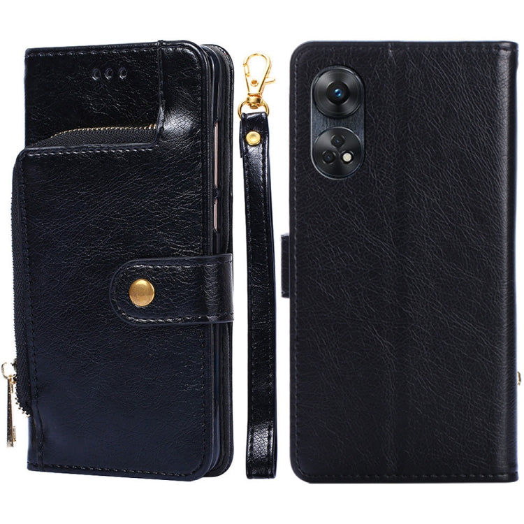 Custodia per cellulare in pelle con cerniera, For Motorola Moto E13 4G, For OPPO A17k, For OPPO Reno8 T 4G, For Xiaomi Poco X5 Pro / Redmi Note 12 Pro Speed, For Honor X9a 5G