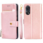 Custodia per cellulare in pelle con cerniera, For Motorola Moto E13 4G, For OPPO A17k, For OPPO Reno8 T 4G, For Xiaomi Poco X5 Pro / Redmi Note 12 Pro Speed, For Honor X9a 5G