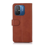 Custodia per telefono in pelle con trama di mucca, For Xiaomi Redmi 12C/11A, For OnePlus Ace 2