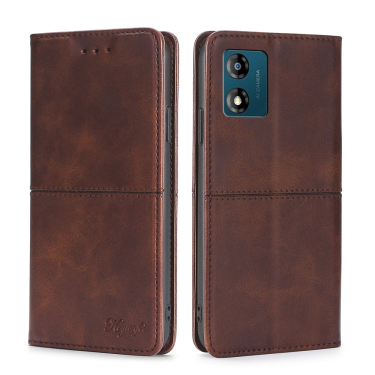 Custodia per telefono in pelle a vibrazione orizzontale magnetica con trama di mucca, For Motorola Moto E13 4G, For OPPO A17k, For OPPO Reno8 T 4G, For Xiaomi Poco X5 Pro / Redmi Note 12 Pro Speed