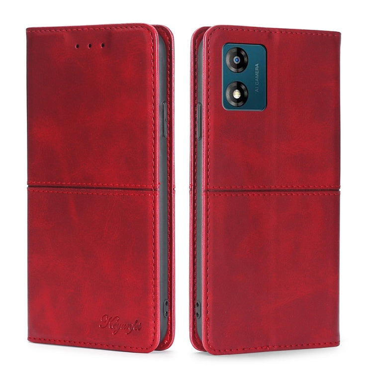 Custodia per telefono in pelle a vibrazione orizzontale magnetica con trama di mucca, For Motorola Moto E13 4G, For OPPO A17k, For OPPO Reno8 T 4G, For Xiaomi Poco X5 Pro / Redmi Note 12 Pro Speed