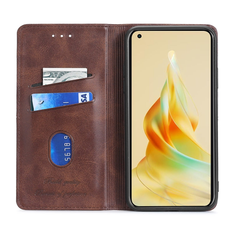 Custodia per telefono in pelle a vibrazione orizzontale magnetica con trama di mucca, For Motorola Moto E13 4G, For OPPO A17k, For OPPO Reno8 T 4G, For Xiaomi Poco X5 Pro / Redmi Note 12 Pro Speed