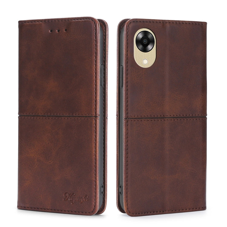 Custodia per telefono in pelle a vibrazione orizzontale magnetica con trama di mucca, For Motorola Moto E13 4G, For OPPO A17k, For OPPO Reno8 T 4G, For Xiaomi Poco X5 Pro / Redmi Note 12 Pro Speed