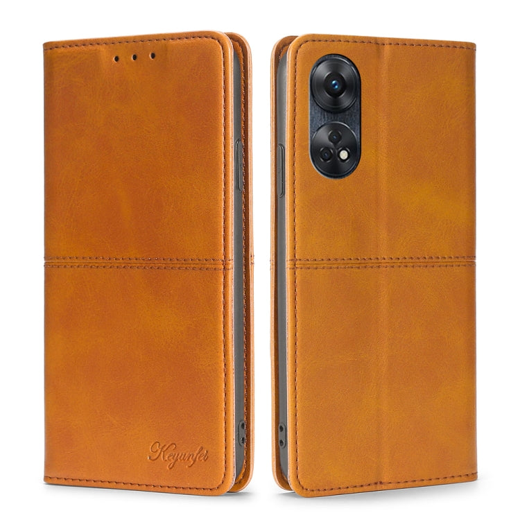 Custodia per telefono in pelle a vibrazione orizzontale magnetica con trama di mucca, For Motorola Moto E13 4G, For OPPO A17k, For OPPO Reno8 T 4G, For Xiaomi Poco X5 Pro / Redmi Note 12 Pro Speed