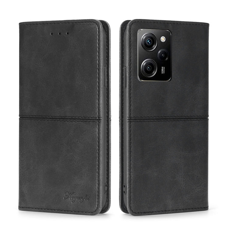 Custodia per telefono in pelle a vibrazione orizzontale magnetica con trama di mucca, For Motorola Moto E13 4G, For OPPO A17k, For OPPO Reno8 T 4G, For Xiaomi Poco X5 Pro / Redmi Note 12 Pro Speed