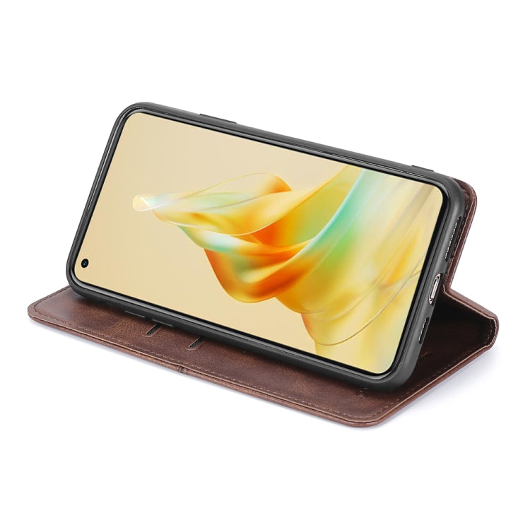 Custodia per telefono in pelle a vibrazione orizzontale magnetica con trama di mucca, For Honor X9a 5G