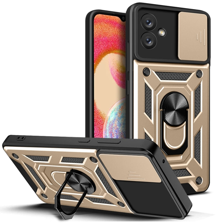 Custodia per telefono con design a copertura della fotocamera scorrevole, For Samsung Galaxy A04e