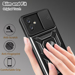 Custodia per telefono con design a copertura della fotocamera scorrevole, For Samsung Galaxy A04e