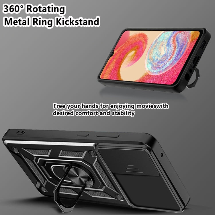 Custodia per telefono con design a copertura della fotocamera scorrevole, For Samsung Galaxy A04e