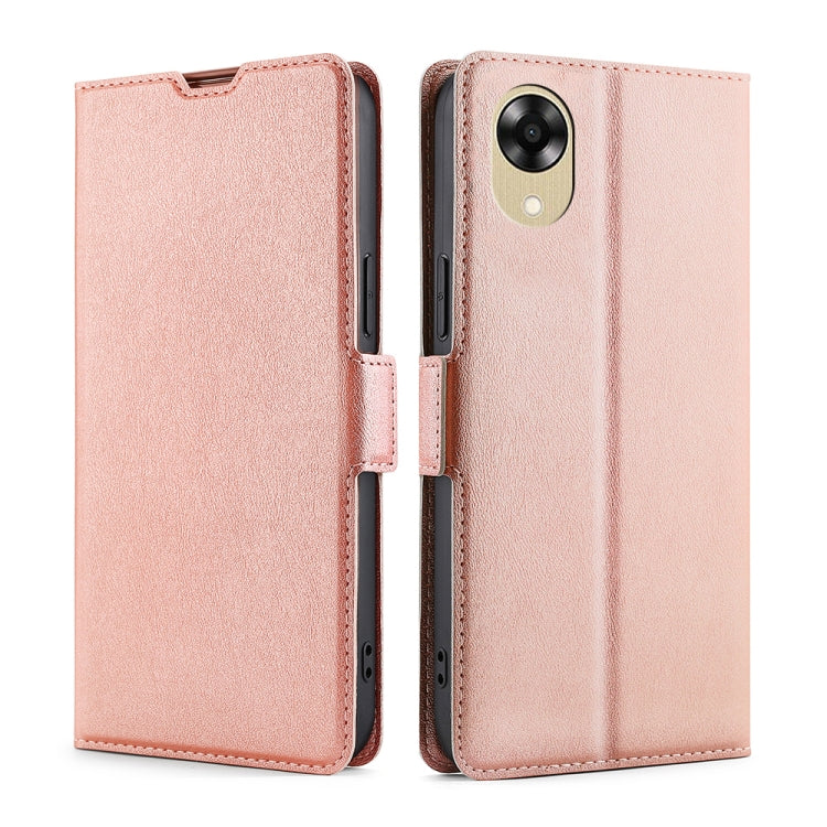 Custodia per telefono in pelle flip orizzontale con fibbia laterale ultrasottile, For Motorola Moto E13 4G, For OPPO A17k, For OPPO Reno8 T 4G, For Xiaomi Poco X5 Pro / Redmi Note 12 Pro Speed, For Honor X9a 5G