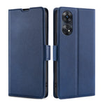 Custodia per telefono in pelle flip orizzontale con fibbia laterale ultrasottile, For Motorola Moto E13 4G, For OPPO A17k, For OPPO Reno8 T 4G, For Xiaomi Poco X5 Pro / Redmi Note 12 Pro Speed, For Honor X9a 5G