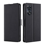 Custodia per telefono in pelle flip orizzontale con fibbia laterale ultrasottile, For Motorola Moto E13 4G, For OPPO A17k, For OPPO Reno8 T 4G, For Xiaomi Poco X5 Pro / Redmi Note 12 Pro Speed, For Honor X9a 5G