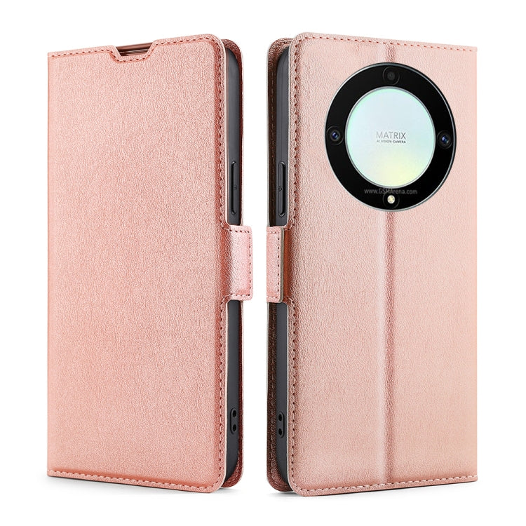 Custodia per telefono in pelle flip orizzontale con fibbia laterale ultrasottile, For Motorola Moto E13 4G, For OPPO A17k, For OPPO Reno8 T 4G, For Xiaomi Poco X5 Pro / Redmi Note 12 Pro Speed, For Honor X9a 5G