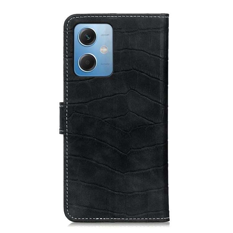 Custodia per telefono in pelle flip con struttura in coccodrillo, For Xiaomi Redmi Note 12 5G, For Xiaomi Redmi Note 12 Pro 5G, For Xiaomi Redmi Note 12 Pro+ 5G