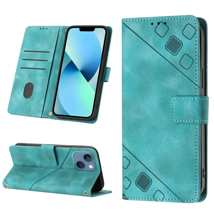 Custodia per telefono in pelle goffrata effetto pelle, For iPhone 14, For iPhone 14 Plus, For iPhone 14 Pro, For iPhone 14 Pro Max