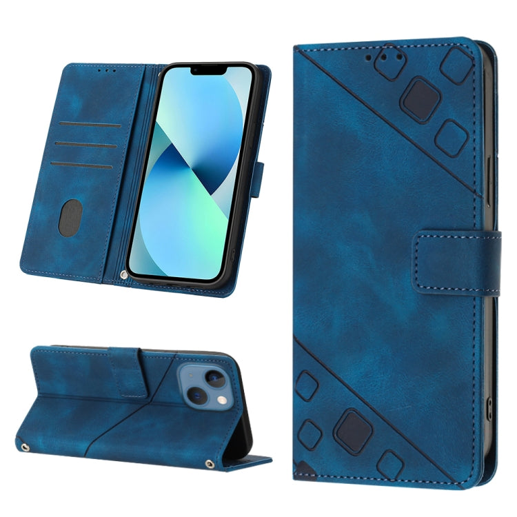 Custodia per telefono in pelle goffrata effetto pelle, For iPhone 14, For iPhone 14 Plus, For iPhone 14 Pro, For iPhone 14 Pro Max