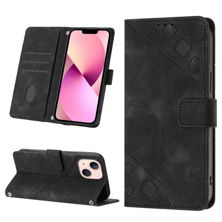 Custodia per telefono in pelle goffrata effetto pelle, For iPhone 13 mini, For iPhone 13, For iPhone 13 Pro, For iPhone 13 Pro Max