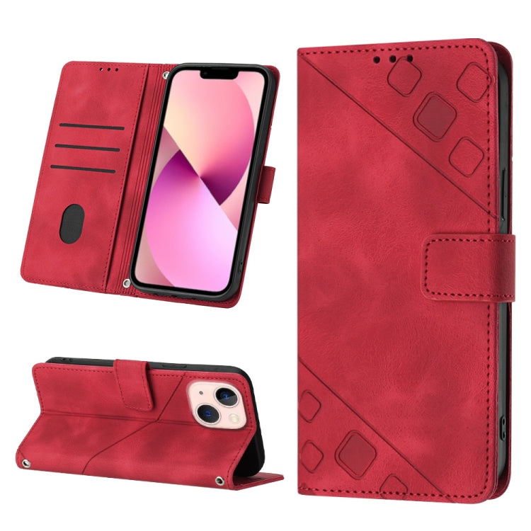 Custodia per telefono in pelle goffrata effetto pelle, For iPhone 13 mini, For iPhone 13, For iPhone 13 Pro, For iPhone 13 Pro Max