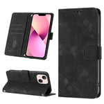 Custodia per telefono in pelle goffrata effetto pelle, For iPhone 13 mini, For iPhone 13, For iPhone 13 Pro, For iPhone 13 Pro Max