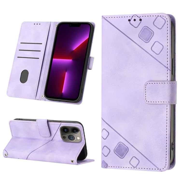 Custodia per telefono in pelle goffrata effetto pelle, For iPhone 13 mini, For iPhone 13, For iPhone 13 Pro, For iPhone 13 Pro Max