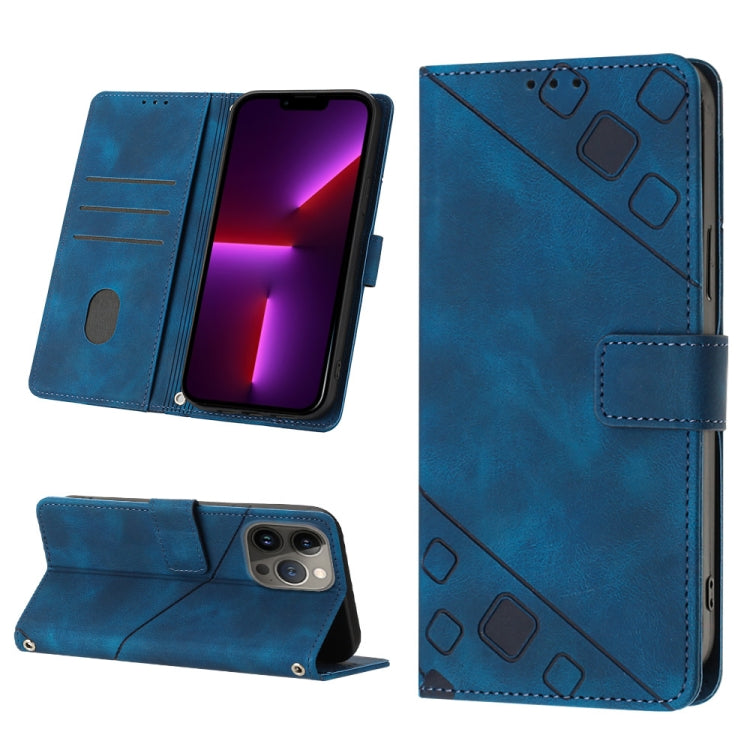 Custodia per telefono in pelle goffrata effetto pelle, For iPhone 13 mini, For iPhone 13, For iPhone 13 Pro, For iPhone 13 Pro Max