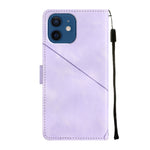 Custodia per telefono in pelle goffrata effetto pelle, For iPhone 12 / 12 Pro, For iPhone 12 Pro Max, For iPhone 11, For iPhone 11 Pro Max