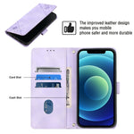 Custodia per telefono in pelle goffrata effetto pelle, For iPhone 12 / 12 Pro, For iPhone 12 Pro Max, For iPhone 11, For iPhone 11 Pro Max