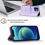 Custodia per telefono in pelle goffrata effetto pelle, For iPhone 12 / 12 Pro, For iPhone 12 Pro Max, For iPhone 11, For iPhone 11 Pro Max