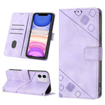 Custodia per telefono in pelle goffrata effetto pelle, For iPhone 12 / 12 Pro, For iPhone 12 Pro Max, For iPhone 11, For iPhone 11 Pro Max