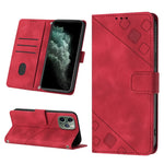 Custodia per telefono in pelle goffrata effetto pelle, For iPhone 12 / 12 Pro, For iPhone 12 Pro Max, For iPhone 11, For iPhone 11 Pro Max