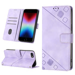 Custodia per telefono in pelle goffrata effetto pelle, For iPhone X / XS, For iPhone XR, For iPhone XS Max, For iPhone SE 2022 / 2020 / 7 / 8