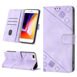 Custodia per telefono in pelle goffrata effetto pelle, For iPhone 7 Plus / 8 Plus / 6 Plus, For iPod Touch 7 / Touch 6, For iPhone 11 Pro