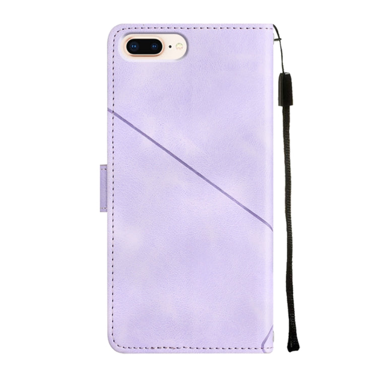 Custodia per telefono in pelle goffrata effetto pelle, For iPhone 7 Plus / 8 Plus / 6 Plus, For iPod Touch 7 / Touch 6, For iPhone 11 Pro