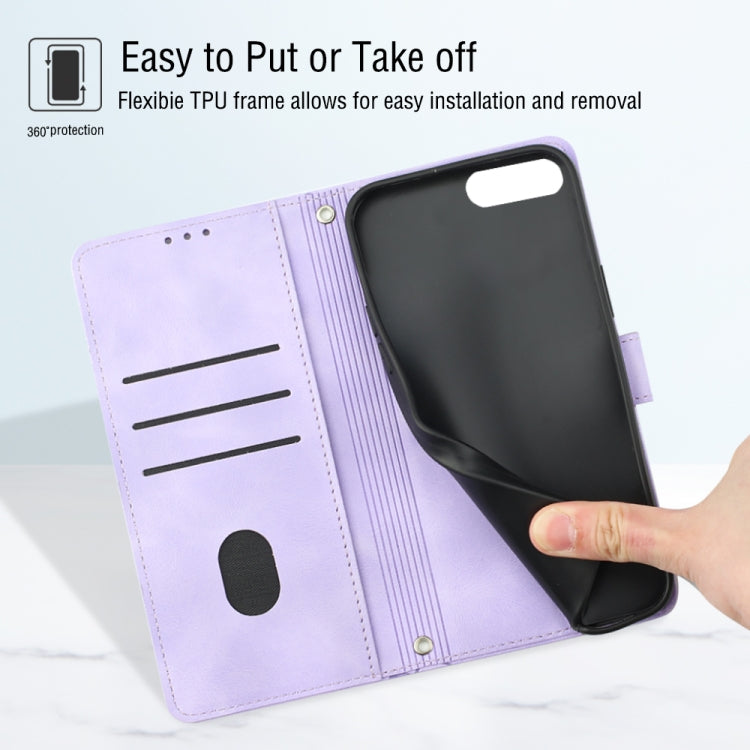 Custodia per telefono in pelle goffrata effetto pelle, For iPhone 7 Plus / 8 Plus / 6 Plus, For iPod Touch 7 / Touch 6, For iPhone 11 Pro