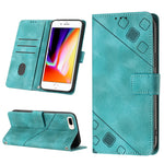 Custodia per telefono in pelle goffrata effetto pelle, For iPhone 7 Plus / 8 Plus / 6 Plus, For iPod Touch 7 / Touch 6, For iPhone 11 Pro