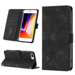 Custodia per telefono in pelle goffrata effetto pelle, For iPhone 7 Plus / 8 Plus / 6 Plus, For iPod Touch 7 / Touch 6, For iPhone 11 Pro