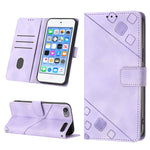 Custodia per telefono in pelle goffrata effetto pelle, For iPhone 7 Plus / 8 Plus / 6 Plus, For iPod Touch 7 / Touch 6, For iPhone 11 Pro